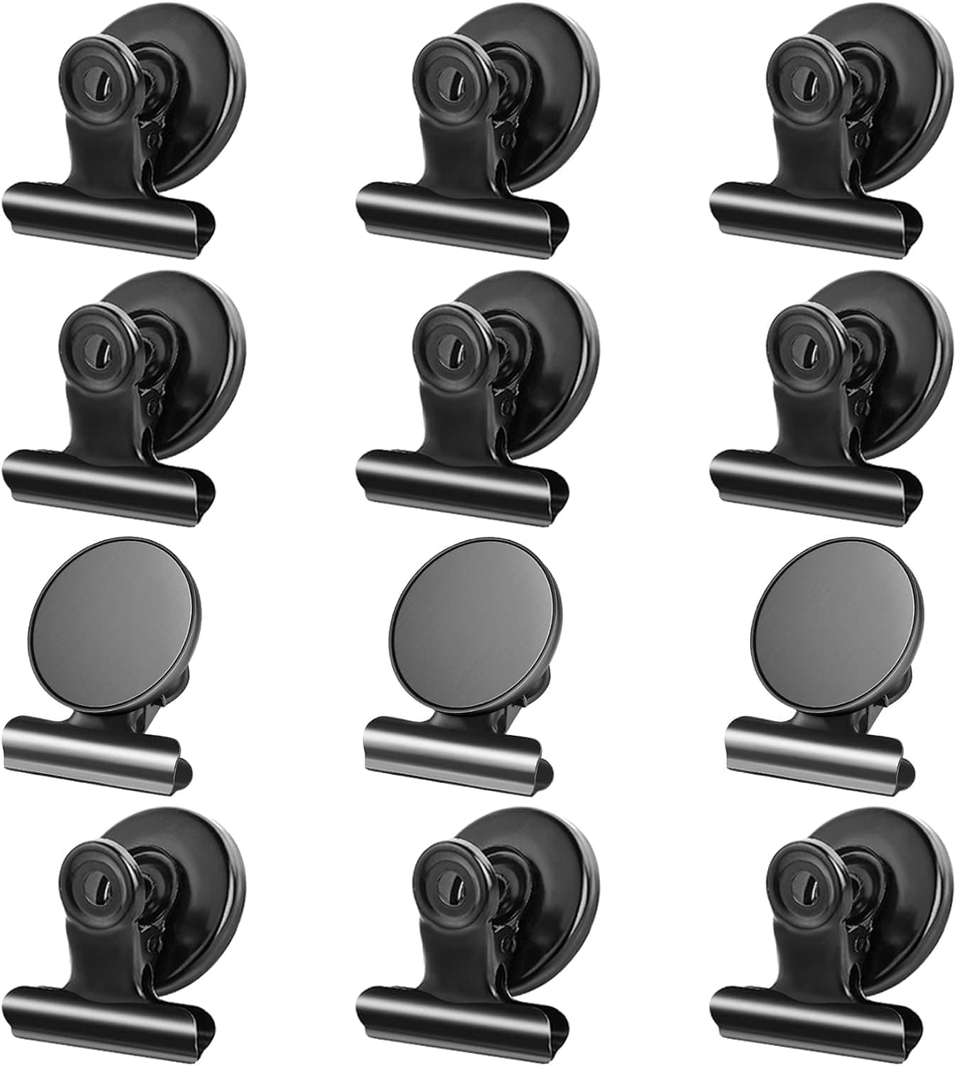 Grtard Magnetic Clips, 12-Pack Fridge Magnets — keeping a recipe or rub bag within reach of the cook